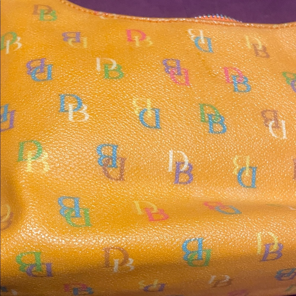Dooney & Bourke Vibrant Orange Shoulder Bag - Picture 3 of 4